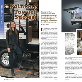 Pointing Toward Success 1 of 4 - RV Pro November 2018