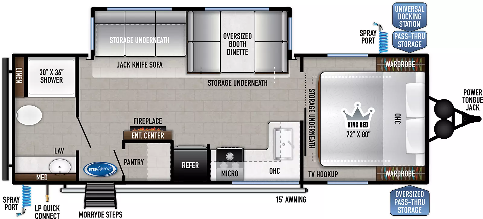 Silver Lake 26KRB Floorplan