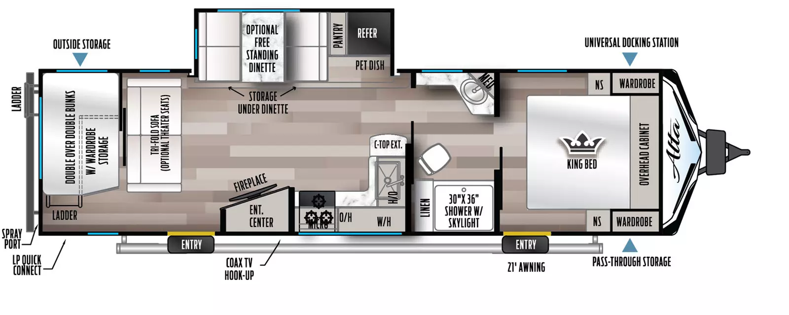 2900KBH Floorplan Image