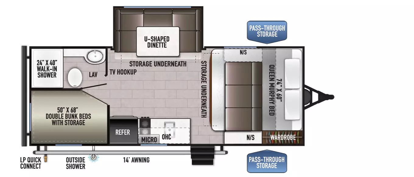 175BHLE Floorplan Image