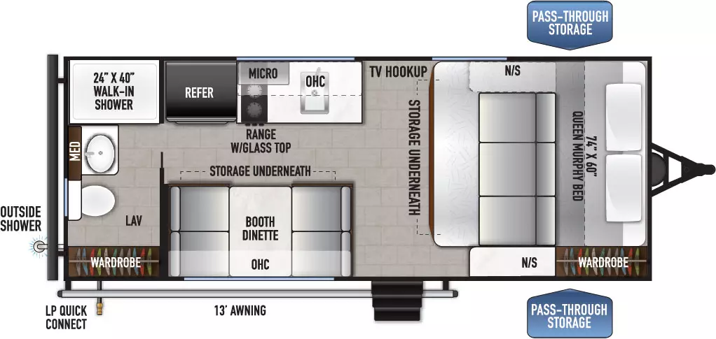 Silver Lake 16RBLE Floorplan