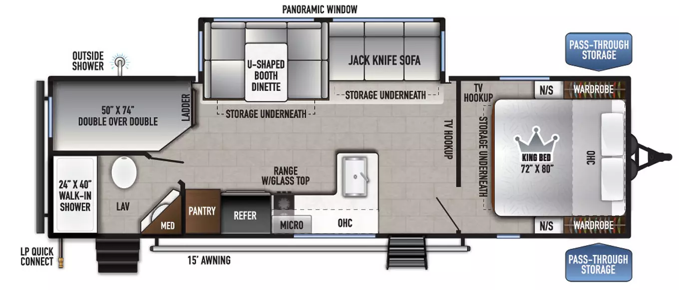 26BHLE Floorplan Image