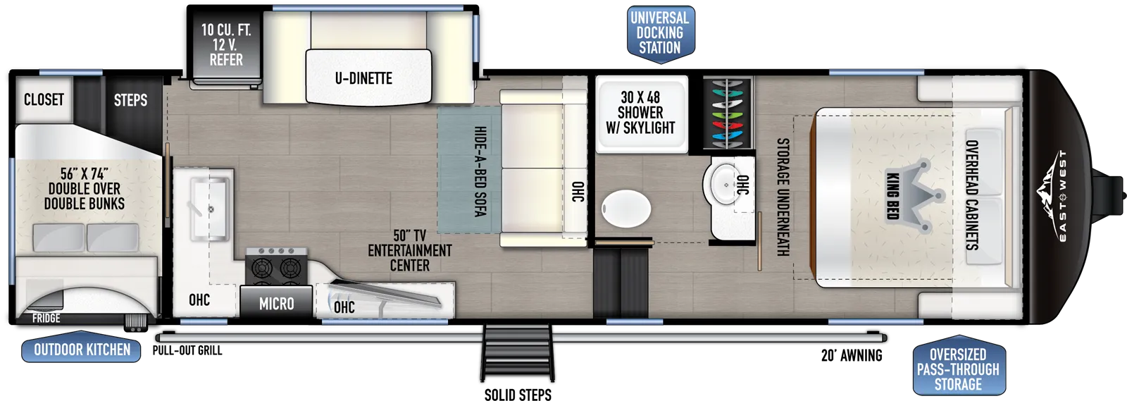 Tandara 27BH-OK Floorplan
