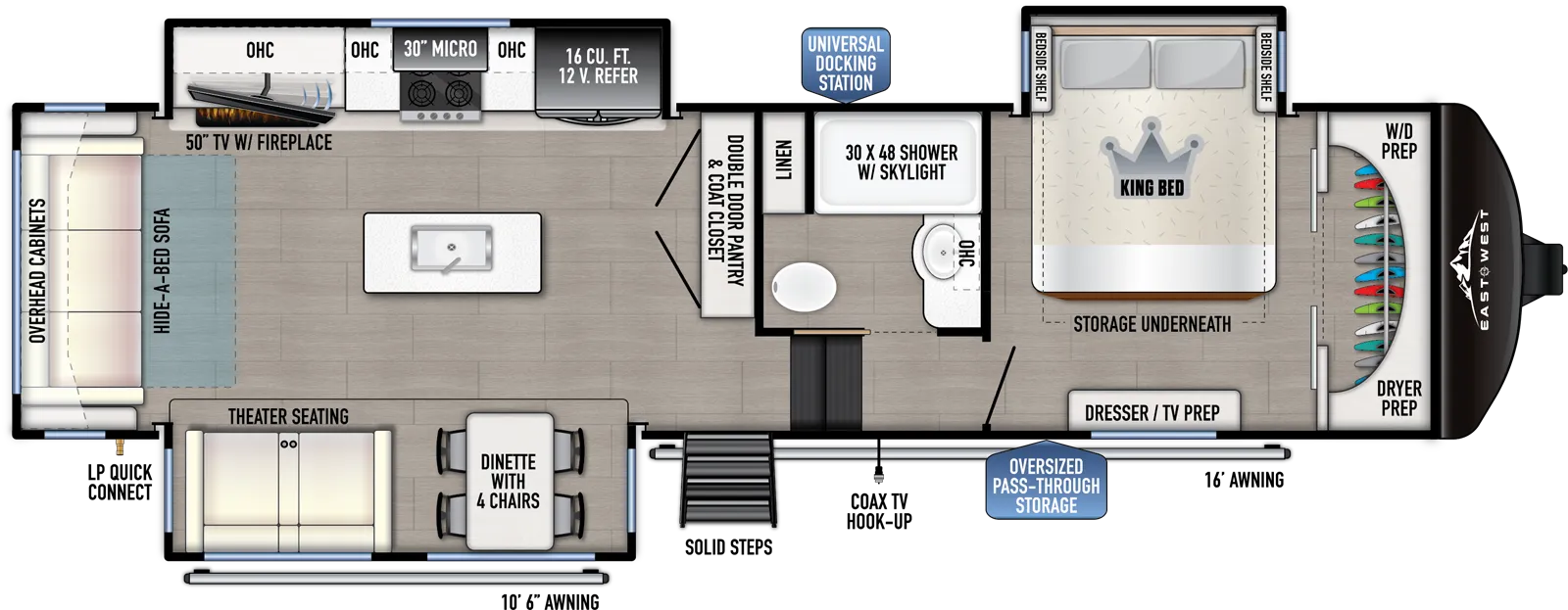 Tandara 320RL Floorplan