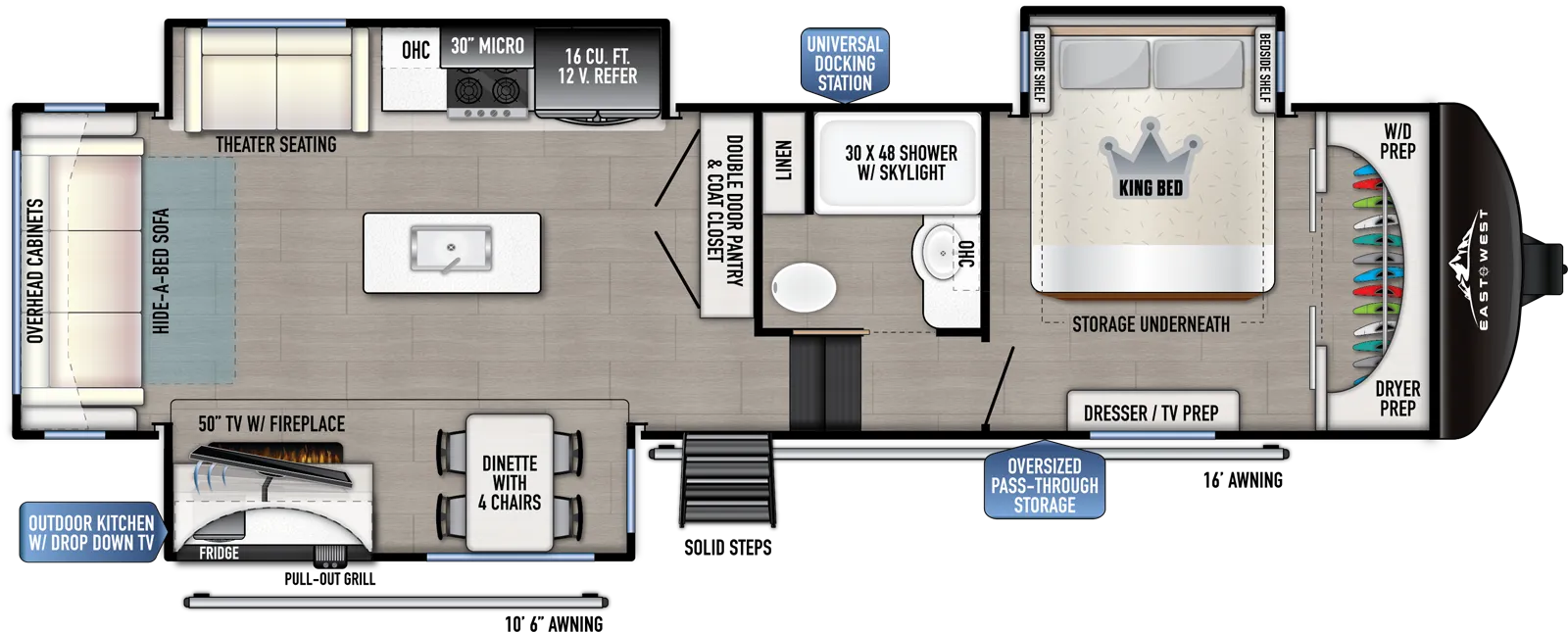 Tandara 321RL-OK Floorplan