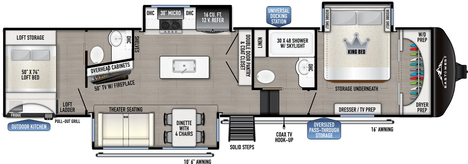 Tandara 375BH-OK Floorplan