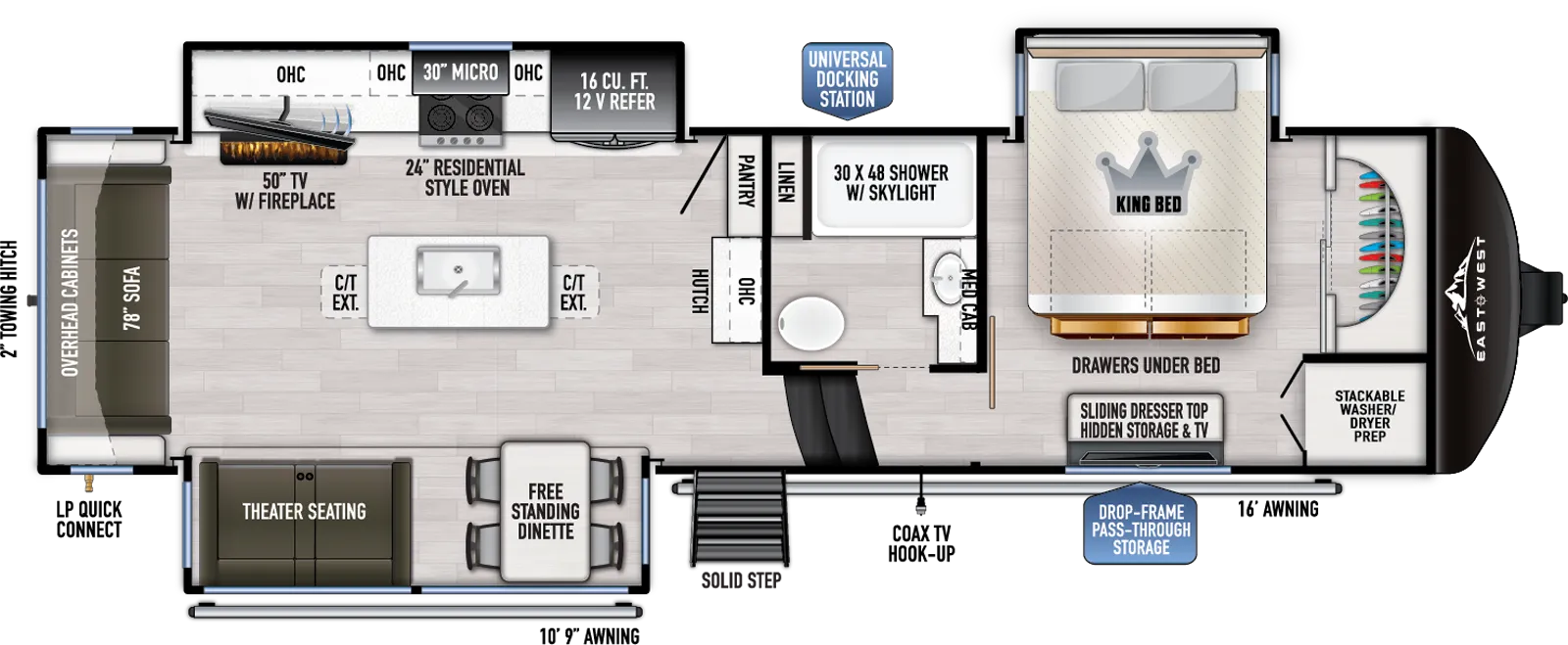 Ahara 325RL Floorplan