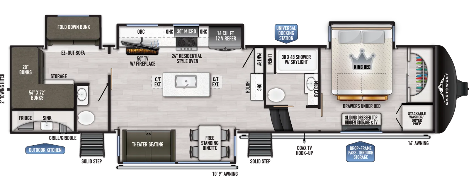 Ahara 378BH-OK Floorplan